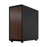 Fractal Design North - Genuine Walnut Wood Front - Mesh Side Panels - Two 140mm Aspect PWM Fans Included - Type C USB - ATX Airflow Mid Tower PC Gaming Case,Charcoal Black - FD-C-NOR1C-01
